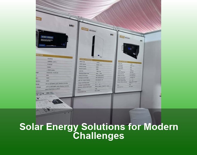 Solar Energy Solutions for Modern Challenges